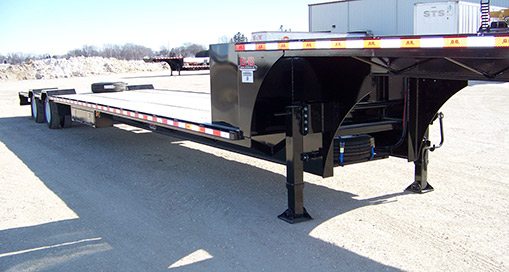 Behnke Super Low-Profile Over the Road Step-Deck Semi