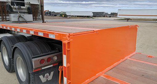 Behnke Super Low-Profile Over the Road Step-Deck Semi