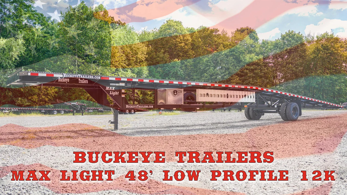 Buckeye Max Light 48' Low Profile 12K Single Axle 3-Car Hauler
