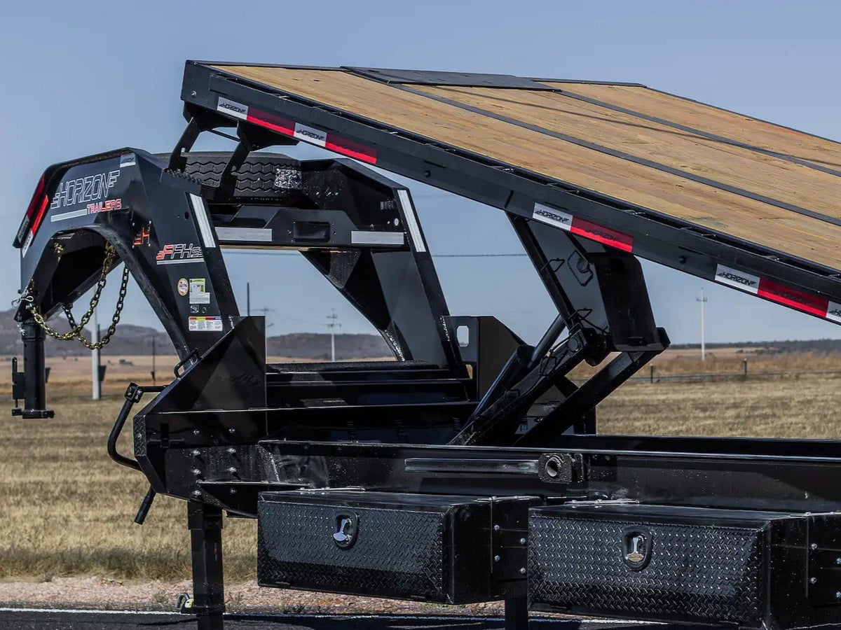 Horizon FHSSS Gooseneck Super Single Split Tilt Deckover Trailer
