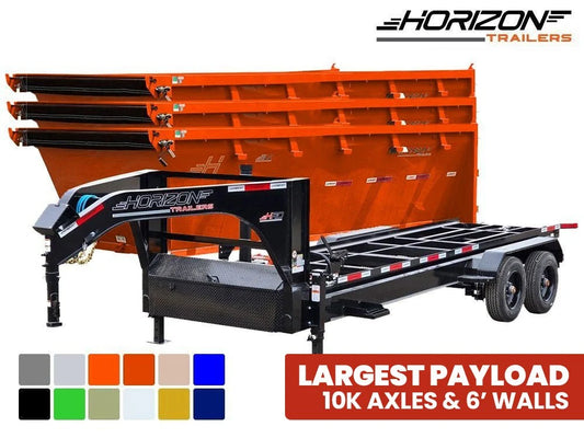 Horizon HRD Roll Off Trailer + HDZ Dumpster Package - Build to Order