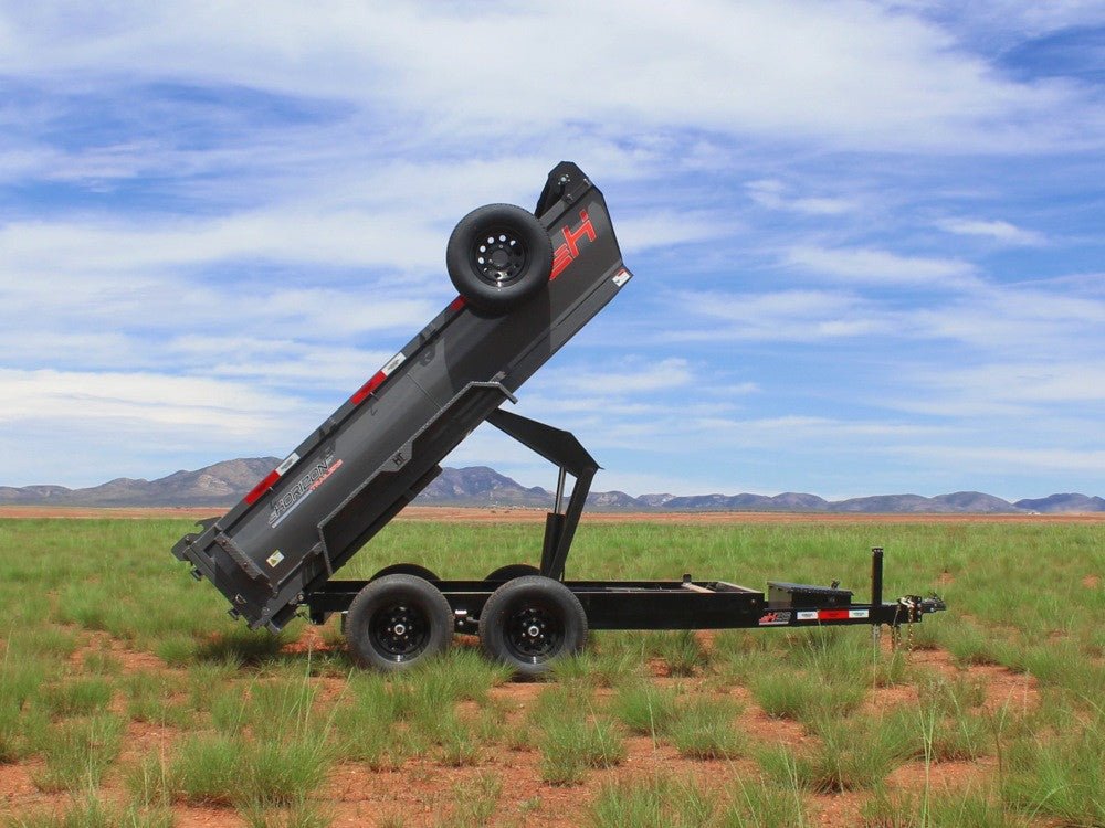 Horizon HZ6 Bumper Pull Dump Trailer