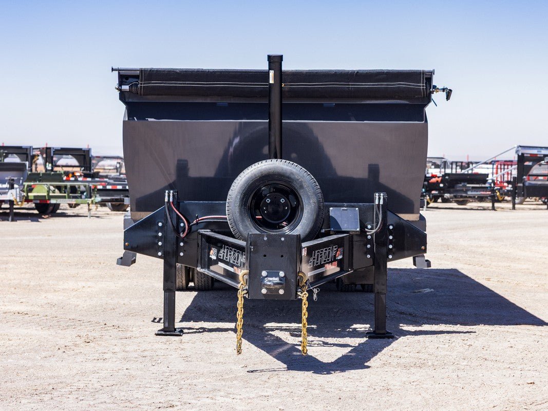Horizon HZH Pintle Hitch Heavy Duty Dump Trailer