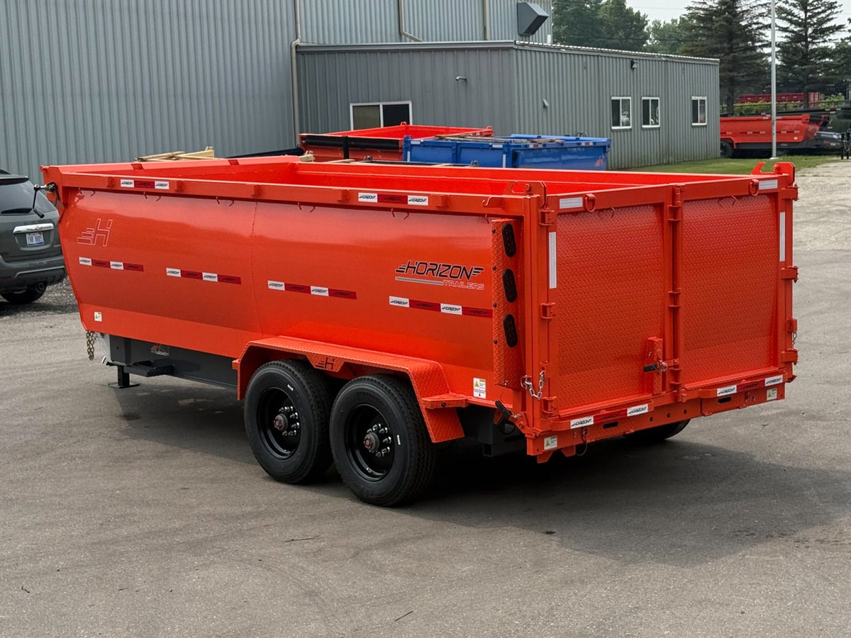 Horizon HZX Bumper Pull 10K Axle Dump Trailer