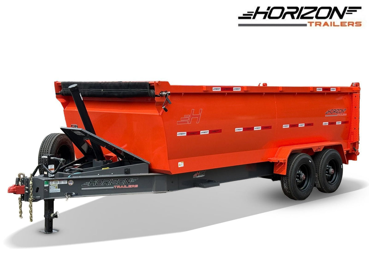 Horizon HZX Bumper Pull 10K Axle Dump Trailer