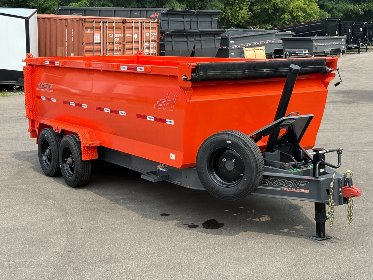 Horizon HZX Bumper Pull 10K Axle Dump Trailer