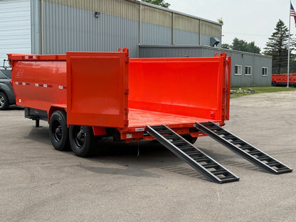 Horizon HZX Bumper Pull 10K Axle Dump Trailer