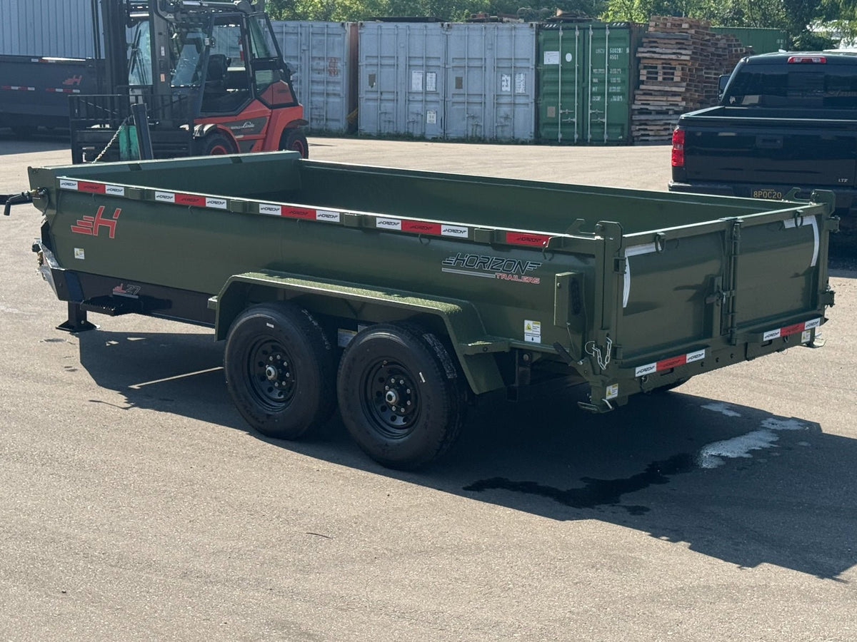 Horizon LZ7 Bumper Pull Lightweight Dump Trailer