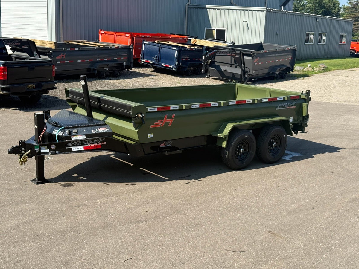 Horizon LZ7 Bumper Pull Lightweight Dump Trailer