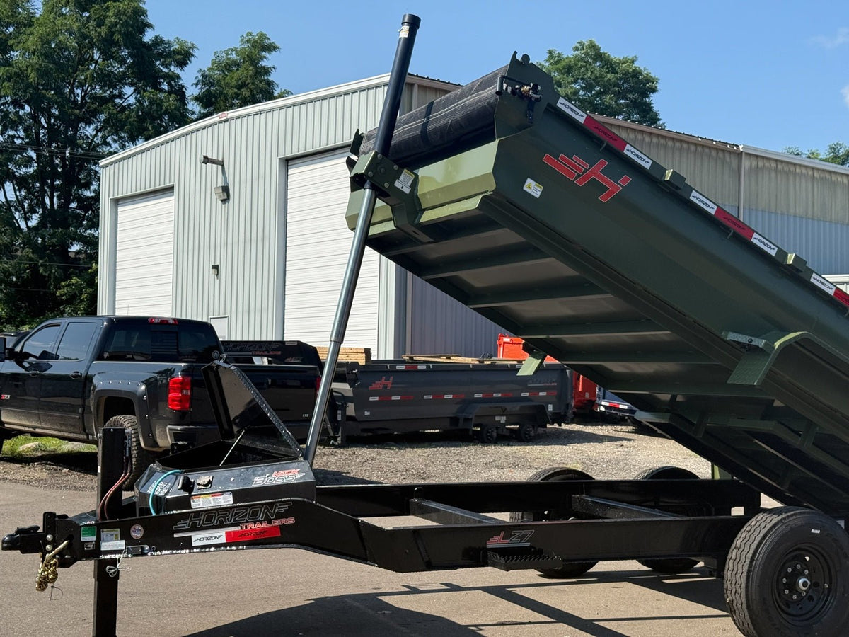 Horizon LZ7 Bumper Pull Lightweight Dump Trailer