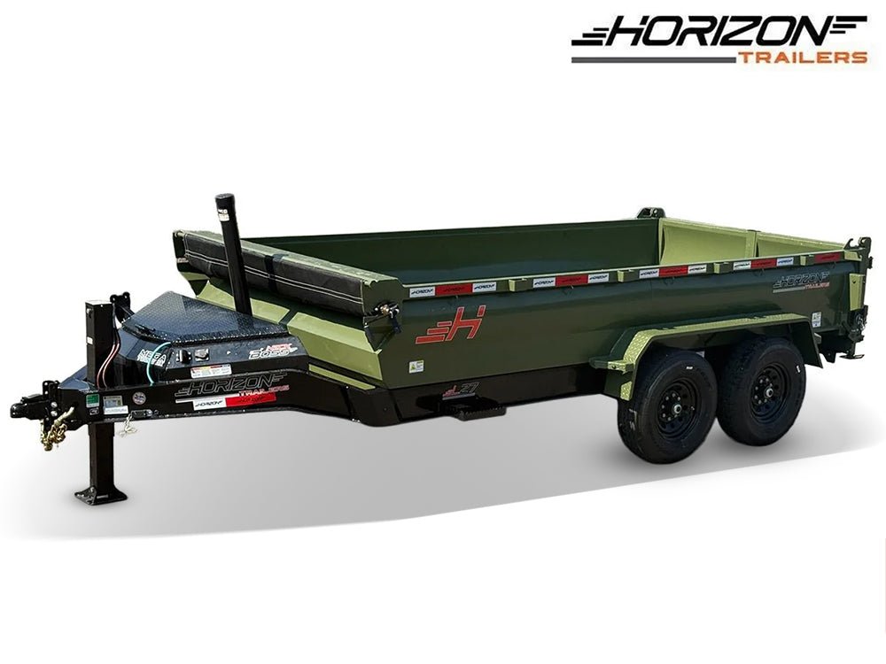 Horizon LZ7 Bumper Pull Lightweight Dump Trailer