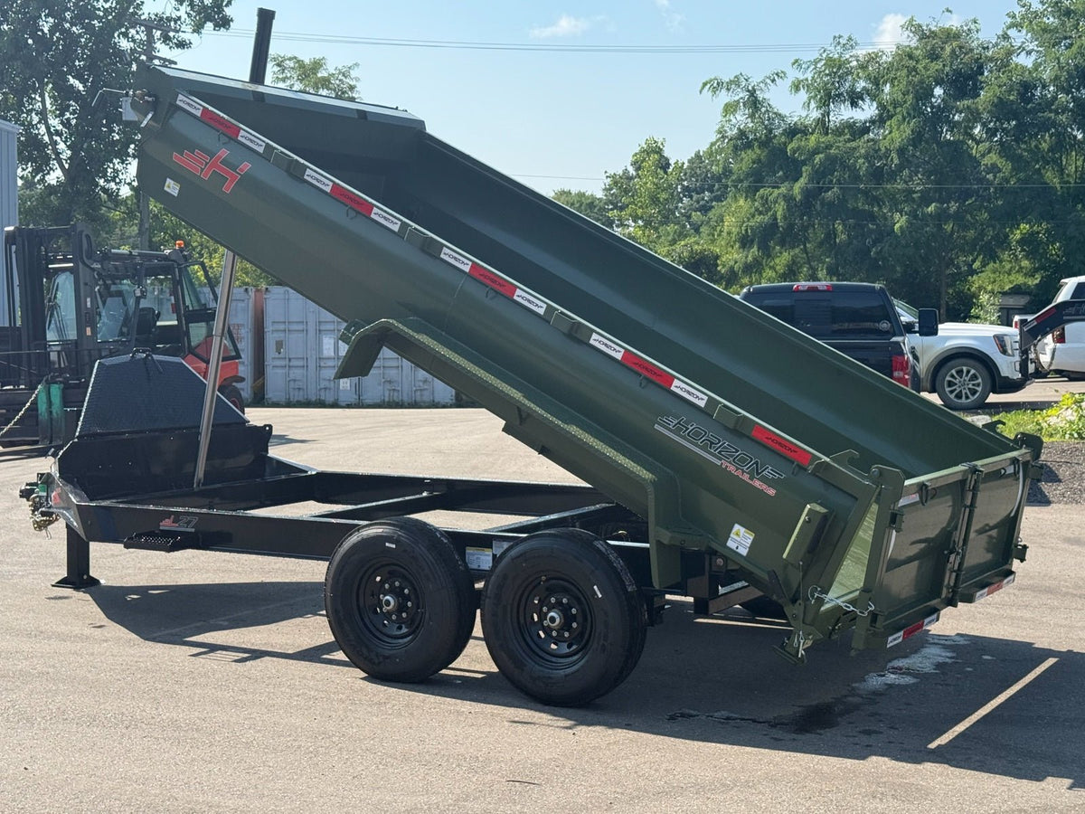 Horizon LZ7 Bumper Pull Lightweight Dump Trailer