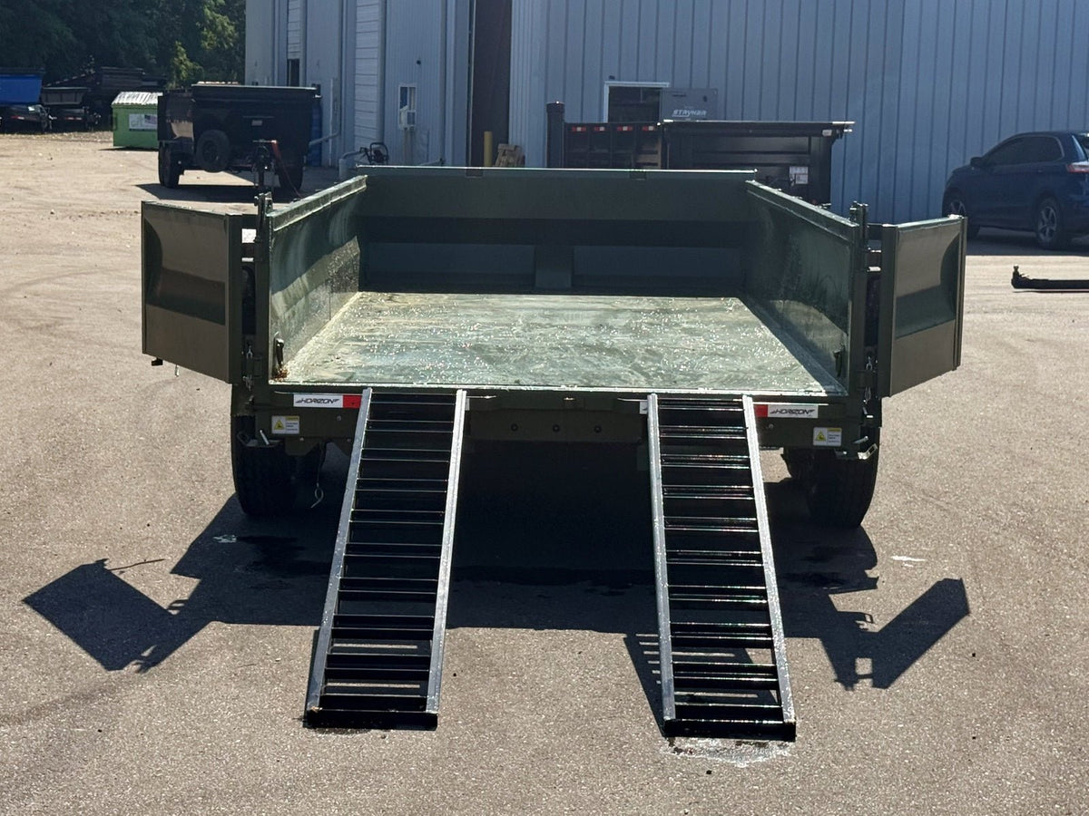 Horizon LZ7 Bumper Pull Lightweight Dump Trailer