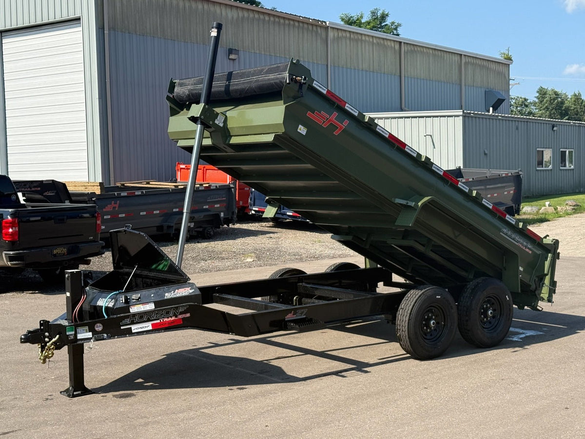 Horizon LZ7 Bumper Pull Lightweight Dump Trailer