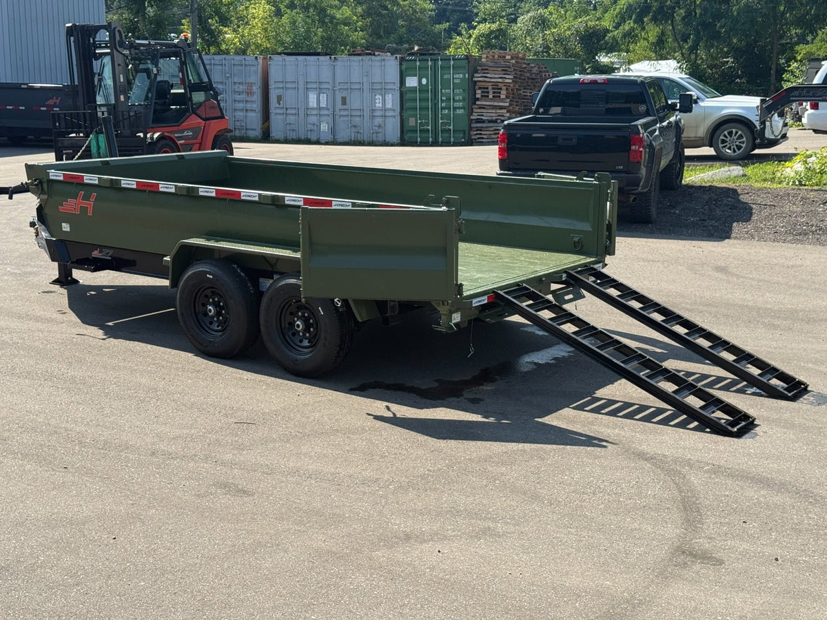 Horizon LZ7 Bumper Pull Lightweight Dump Trailer