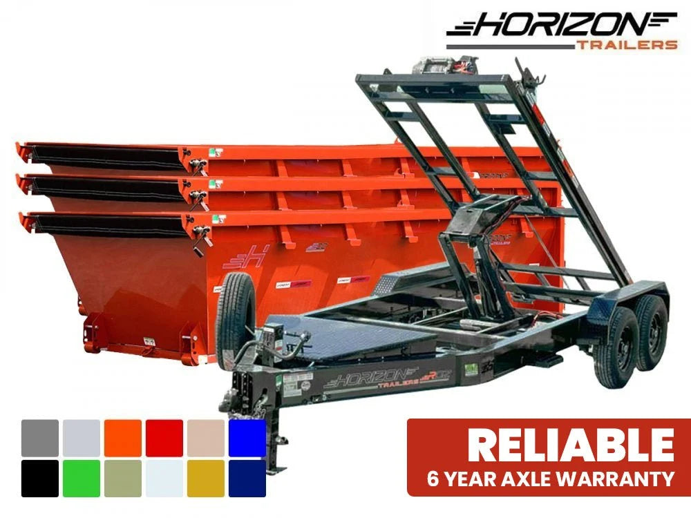 Horizon RDZ Roll Off Trailer + EDZ Dumpster Package - Build to Order