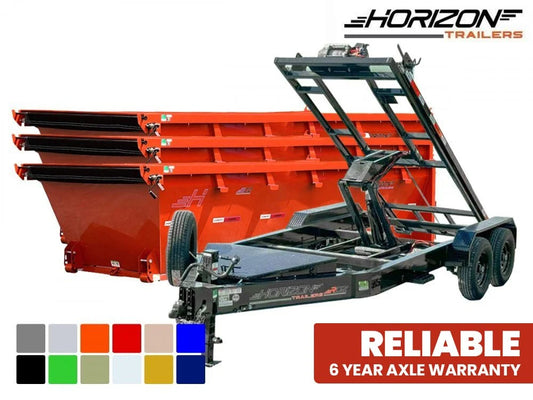 Horizon RDZ Roll Off Trailer + EDZ Dumpster Package - Build to Order