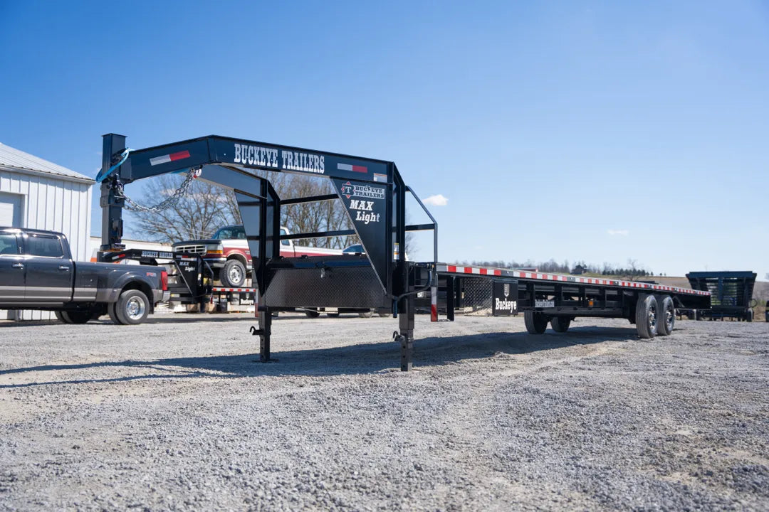Buckeye Max Light 40' Gooseneck Flatbed Hotshot Trailer (Non-CDL)