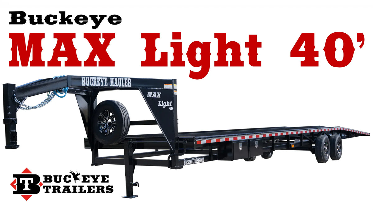 Buckeye Max Light 40' Gooseneck 2-Car Hauler