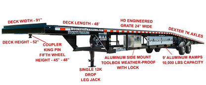 Buckeye Max Light 48' Low Profile 3-Car Hauler