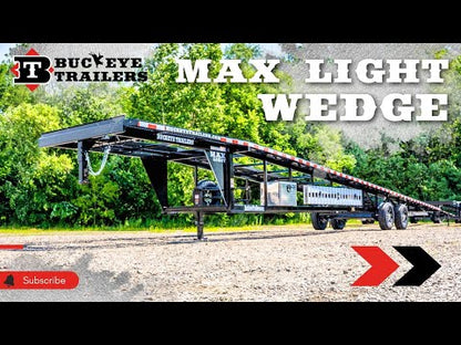 Buckeye Max Light 48' Wedge 3-Car Trailer video