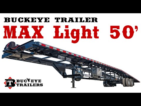 Buckeye Max Light 50' Low Profile 3-Car Hauler video