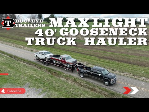 Buckeye Max Light 40' Gooseneck 2-Car Hauler video