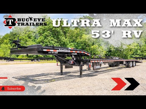 Buckeye Ultra Max SD 53' Step Deck Car/RV Hauler video