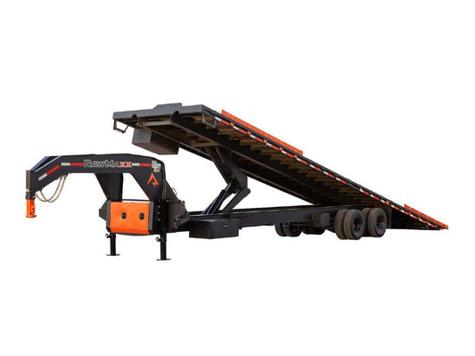 RawMaxx CNX Gooseneck Dual Container Tilt Trailer