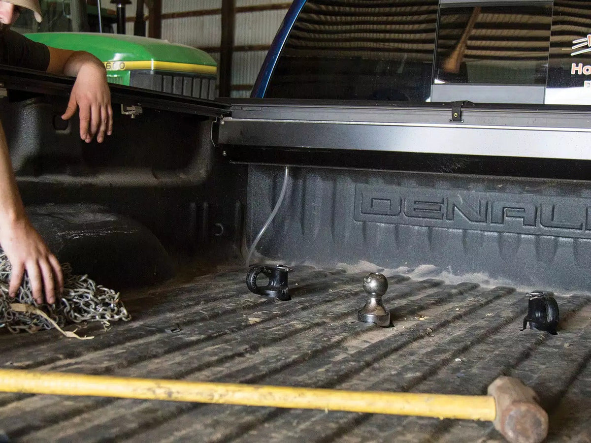 CURT and B&W hitch hardware installed