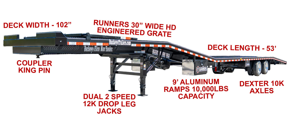 Buckeye Ultra Max 53' 4-Car Hauler